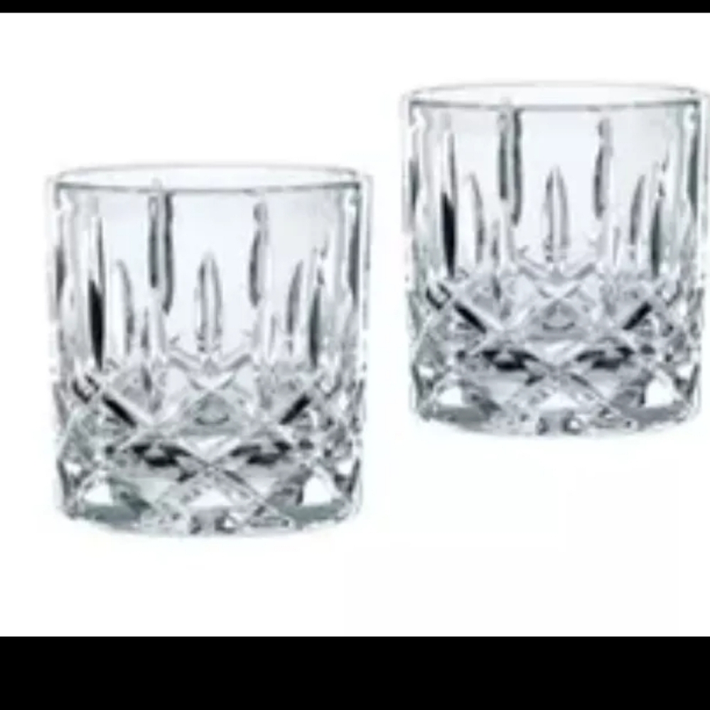 NACHTMANN NOBLESSE DOUBLE OLD FASHIONED GLASSES 2 - Picture 2 of 5